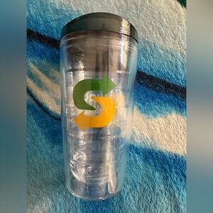 Subway Green and Yellow Tumbler